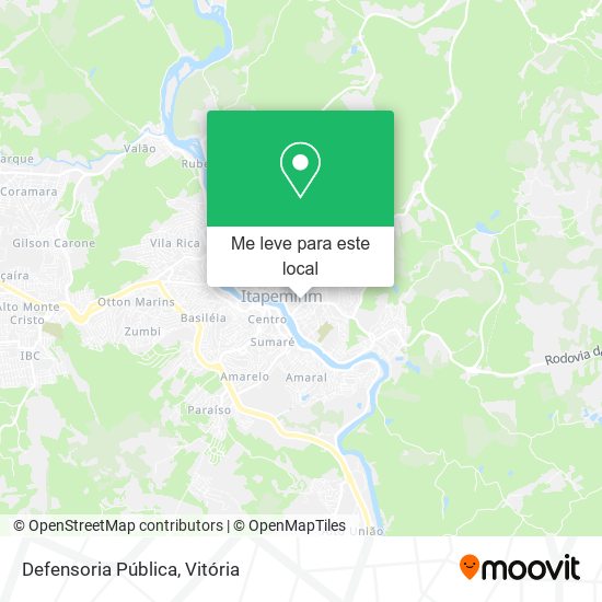 Defensoria Pública mapa