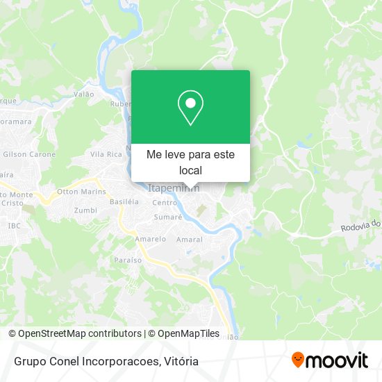 Grupo Conel Incorporacoes mapa