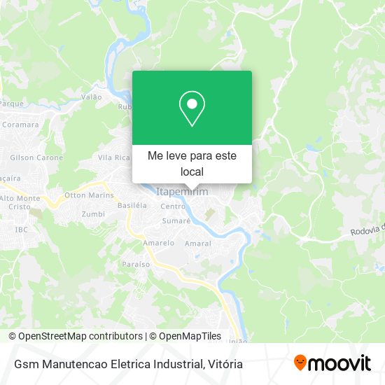Gsm Manutencao Eletrica Industrial mapa