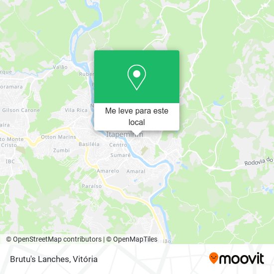Brutu's Lanches mapa