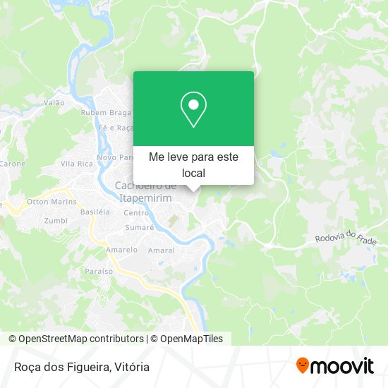 Roça dos Figueira mapa
