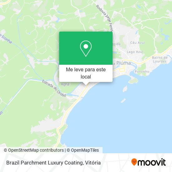 Brazil Parchment Luxury Coating mapa
