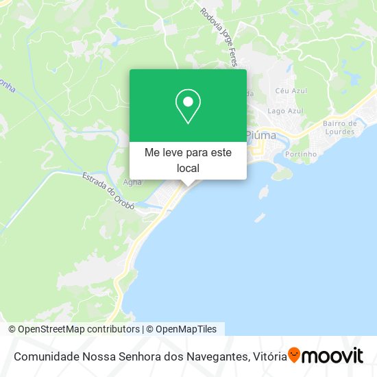 Comunidade Nossa Senhora dos Navegantes mapa