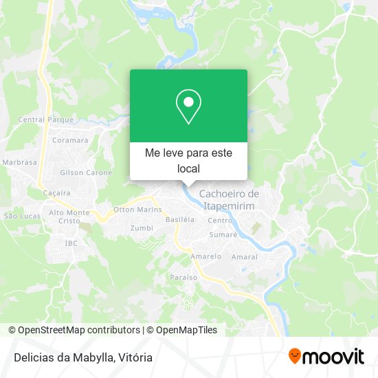 Delicias da Mabylla mapa