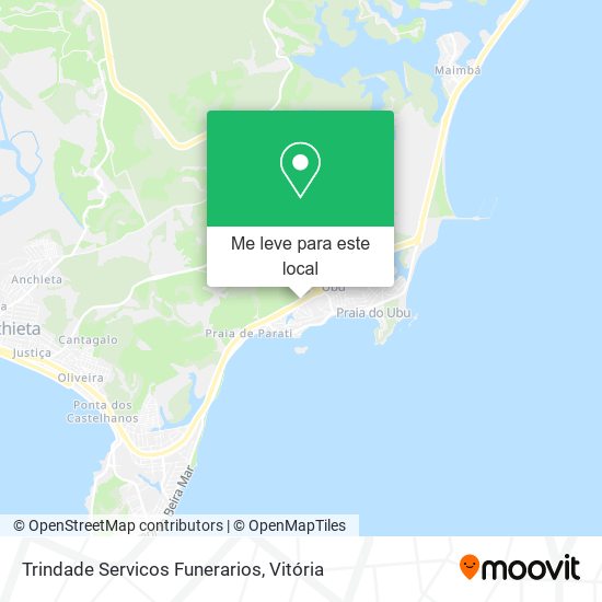 Trindade Servicos Funerarios mapa