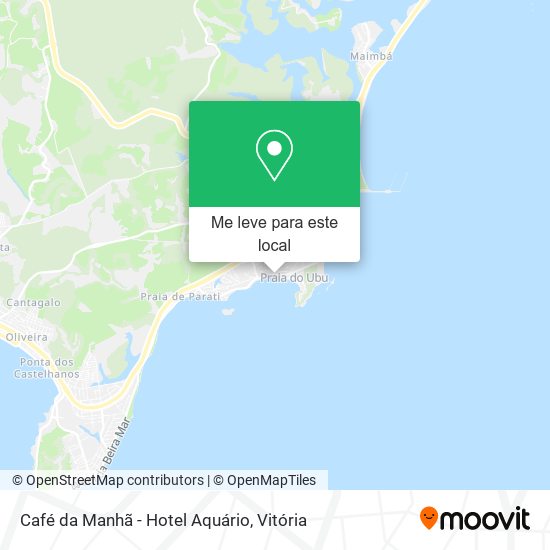 Café da Manhã - Hotel Aquário mapa