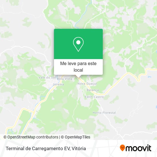 Terminal de Carregamento EV mapa