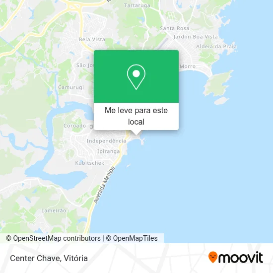 Center Chave mapa