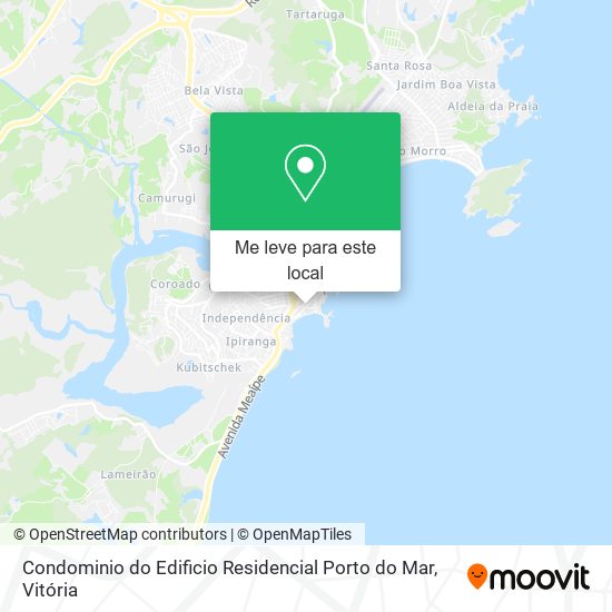 Condominio do Edificio Residencial Porto do Mar mapa