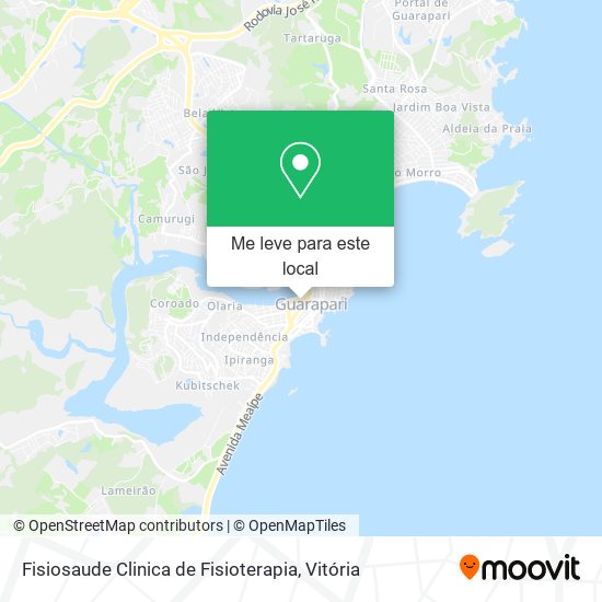 Fisiosaude Clinica de Fisioterapia mapa