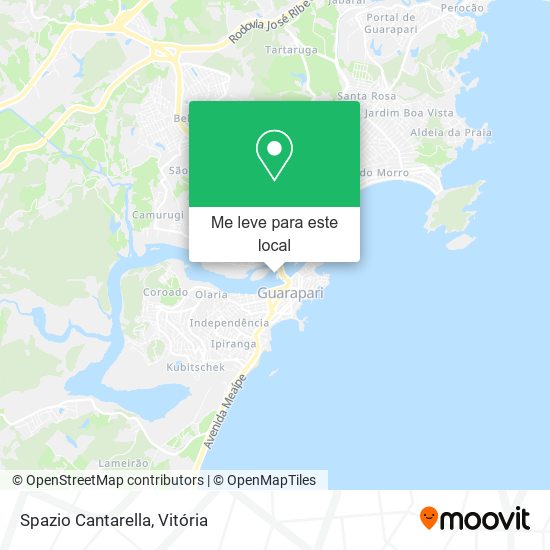 Spazio Cantarella mapa
