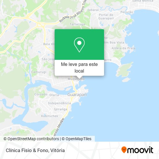 Clínica Fisio & Fono mapa