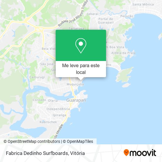 Fabrica Dedinho Surfboards mapa