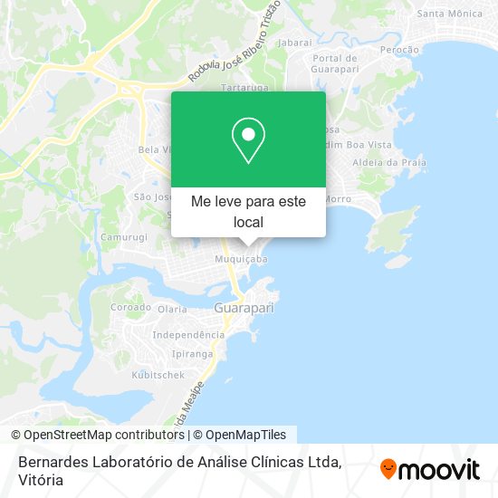 Bernardes Laboratório de Análise Clínicas Ltda mapa
