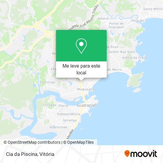 Cia da Piscina mapa
