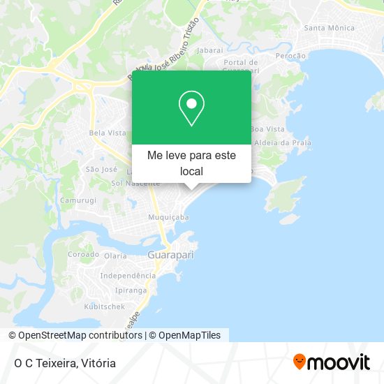 O C Teixeira mapa