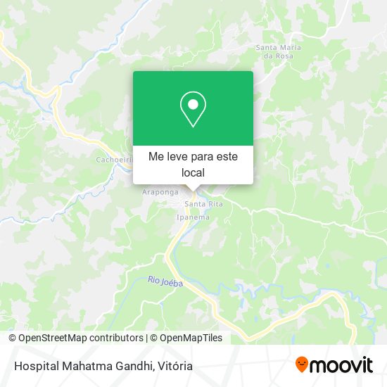 Hospital Mahatma Gandhi mapa