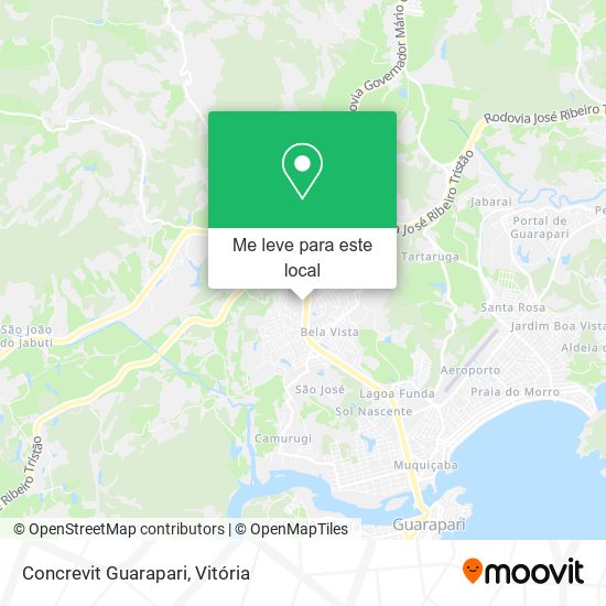 Concrevit Guarapari mapa
