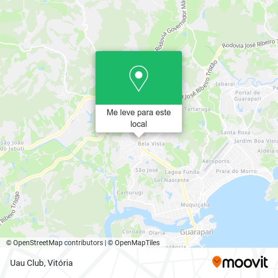 Uau Club mapa