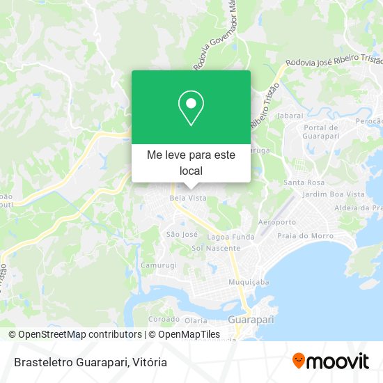 Brasteletro Guarapari mapa