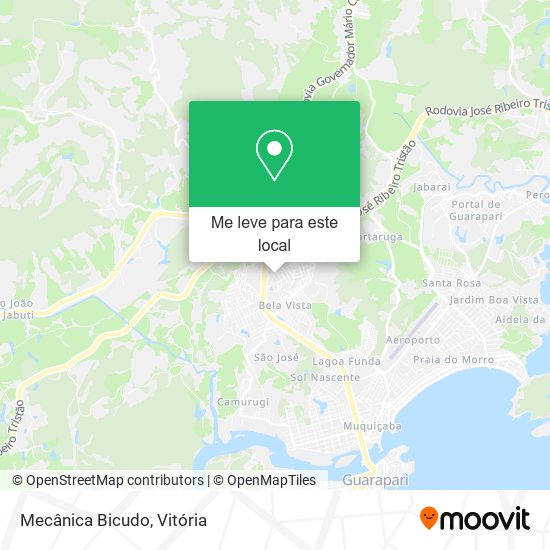 Mecânica Bicudo mapa