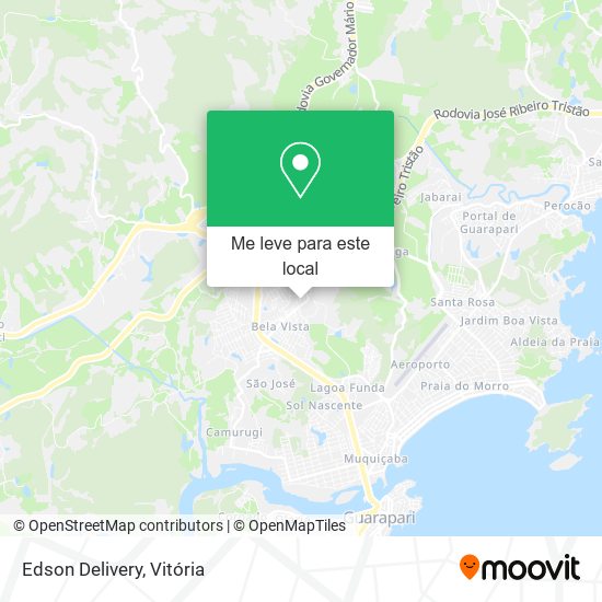 Edson Delivery mapa