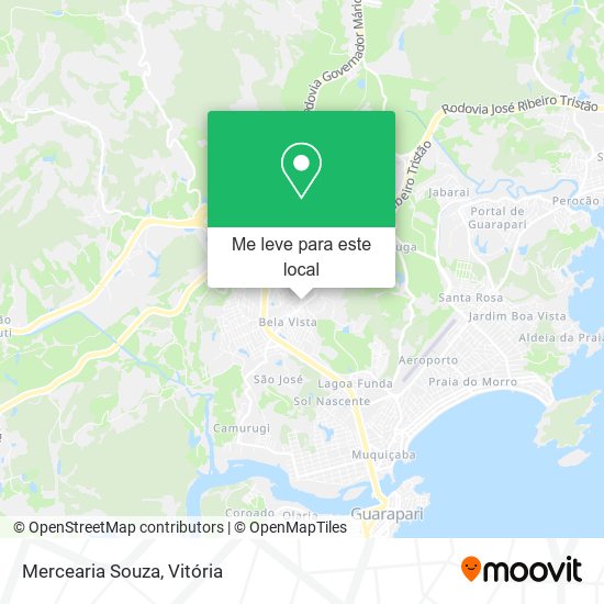 Mercearia Souza mapa