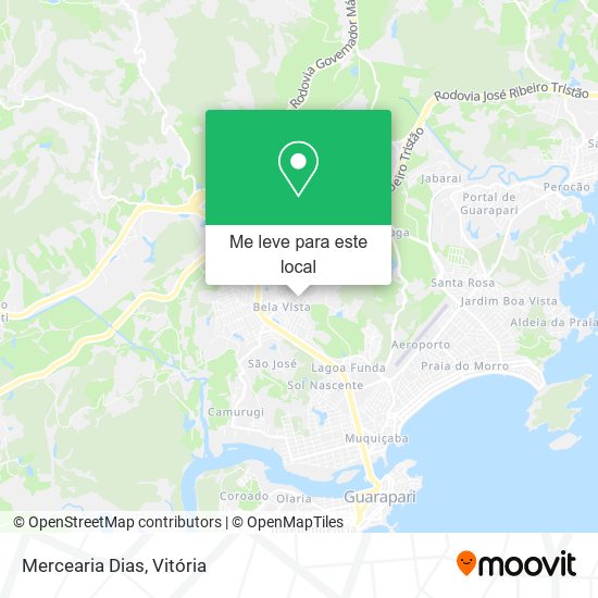 Mercearia Dias mapa