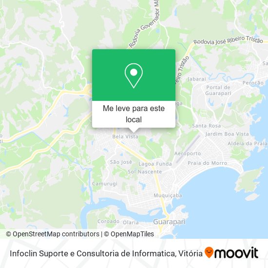 Infoclin Suporte e Consultoria de Informatica mapa