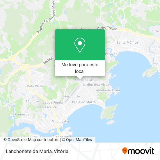 Lanchonete da Maria mapa