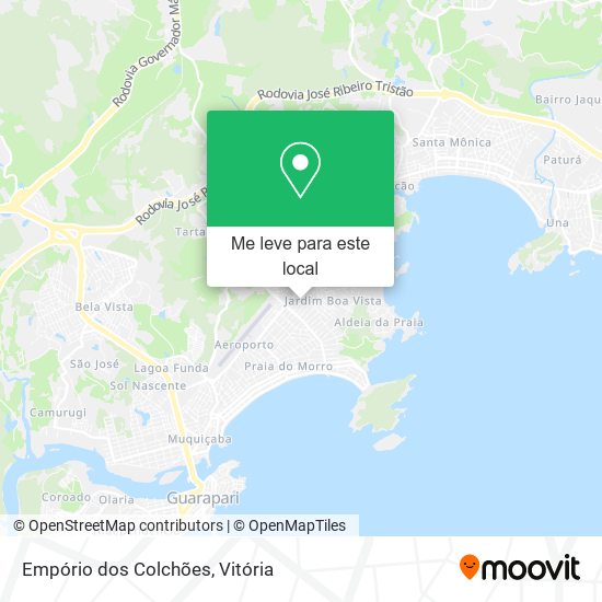 Empório dos Colchões mapa