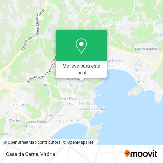 Casa da Carne mapa