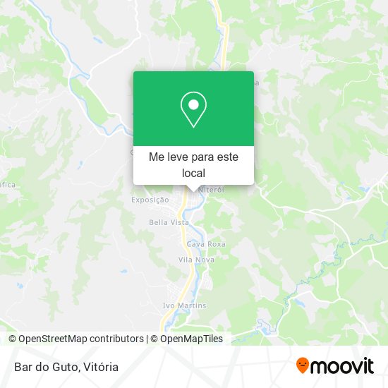 Bar do Guto mapa