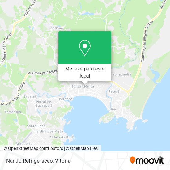 Nando Refrigeracao mapa
