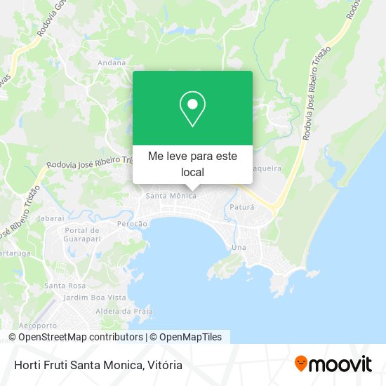 Horti Fruti Santa Monica mapa