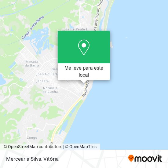 Mercearia Silva mapa