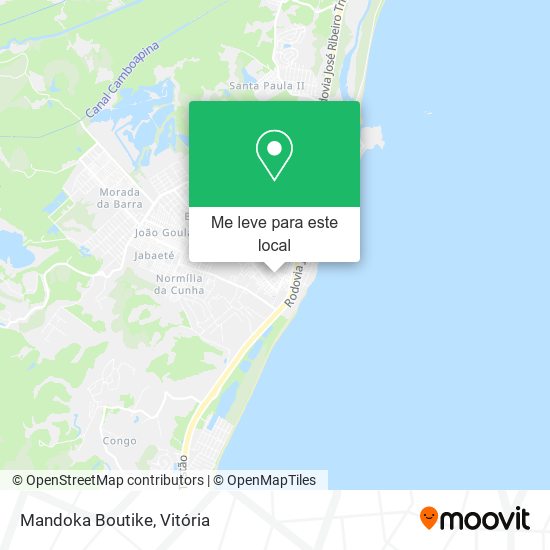 Mandoka Boutike mapa