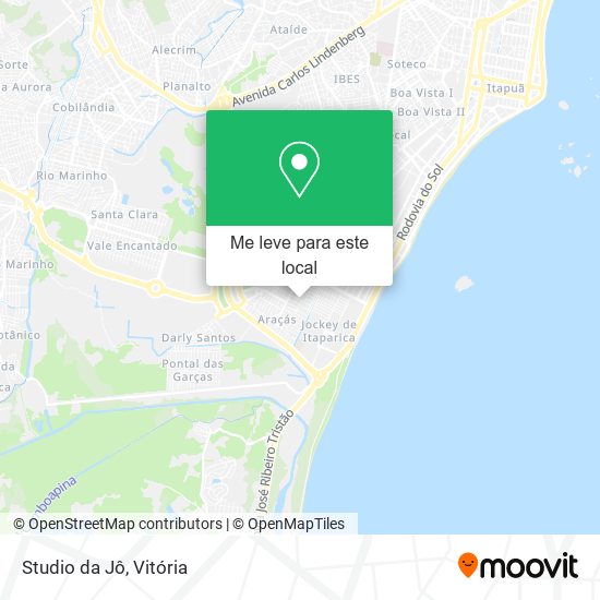 Studio da Jô mapa