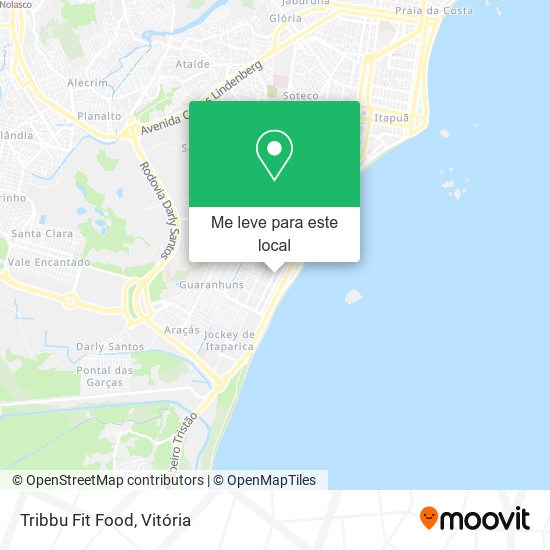 Tribbu Fit Food mapa