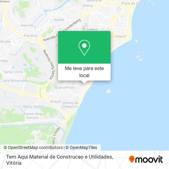 Tem Aqui Material de Construcao e Utilidades mapa