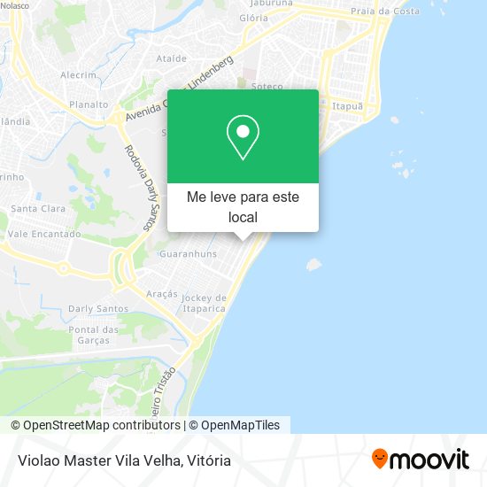 Violao Master Vila Velha mapa