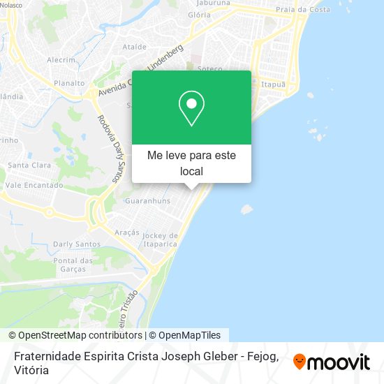 Fraternidade Espirita Crista Joseph Gleber - Fejog mapa