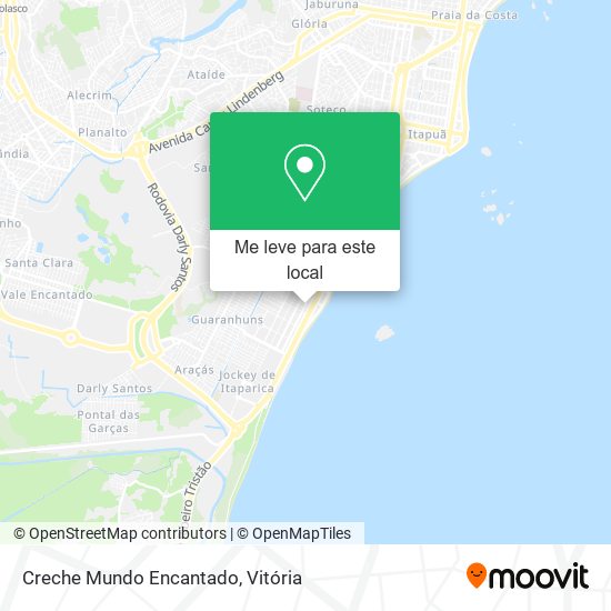 Creche Mundo Encantado mapa