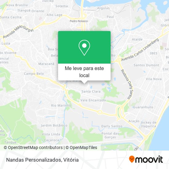 Nandas Personalizados mapa