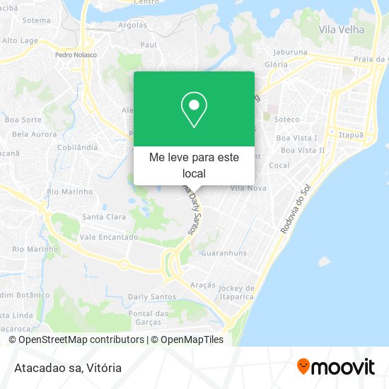 Atacadao sa mapa