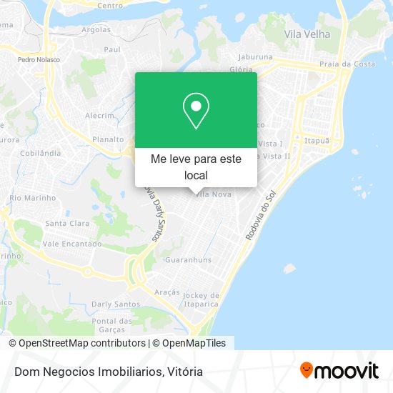 Dom Negocios Imobiliarios mapa