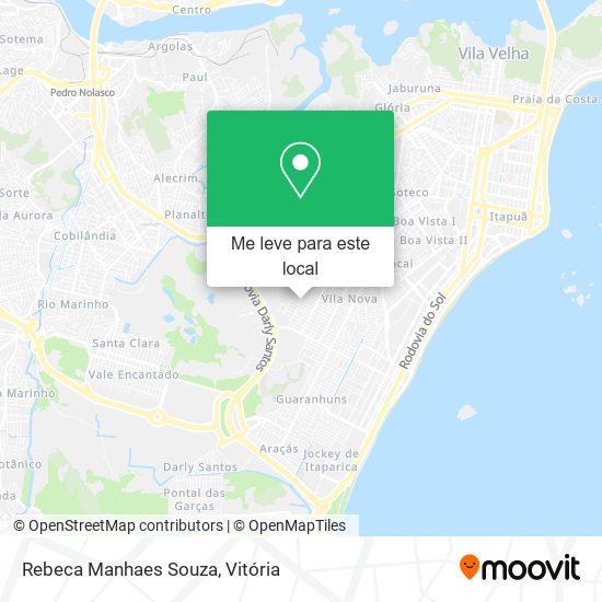 Rebeca Manhaes Souza mapa