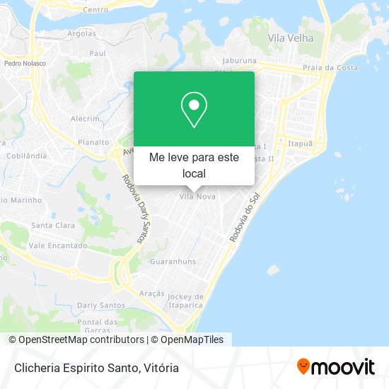 Clicheria Espirito Santo mapa