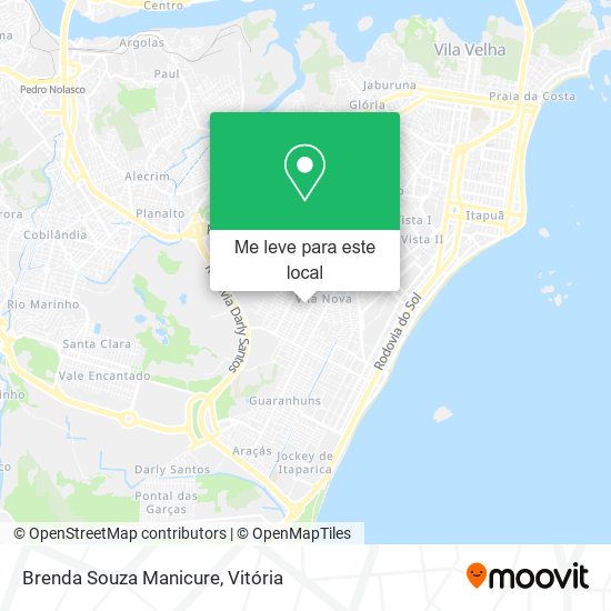Brenda Souza Manicure mapa