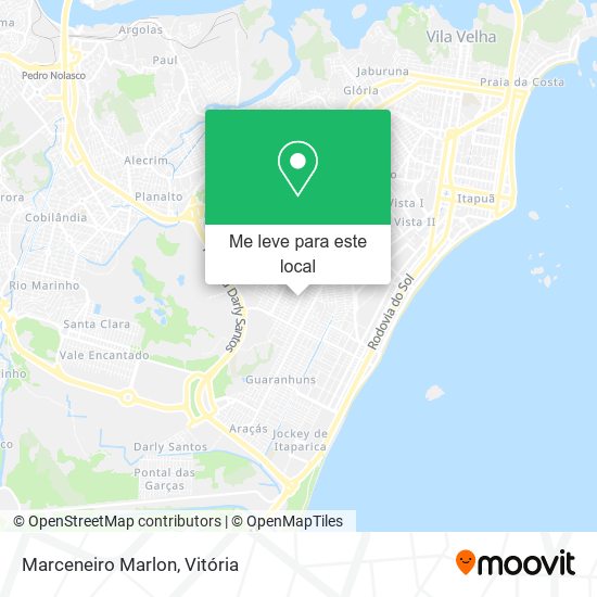 Marceneiro Marlon mapa